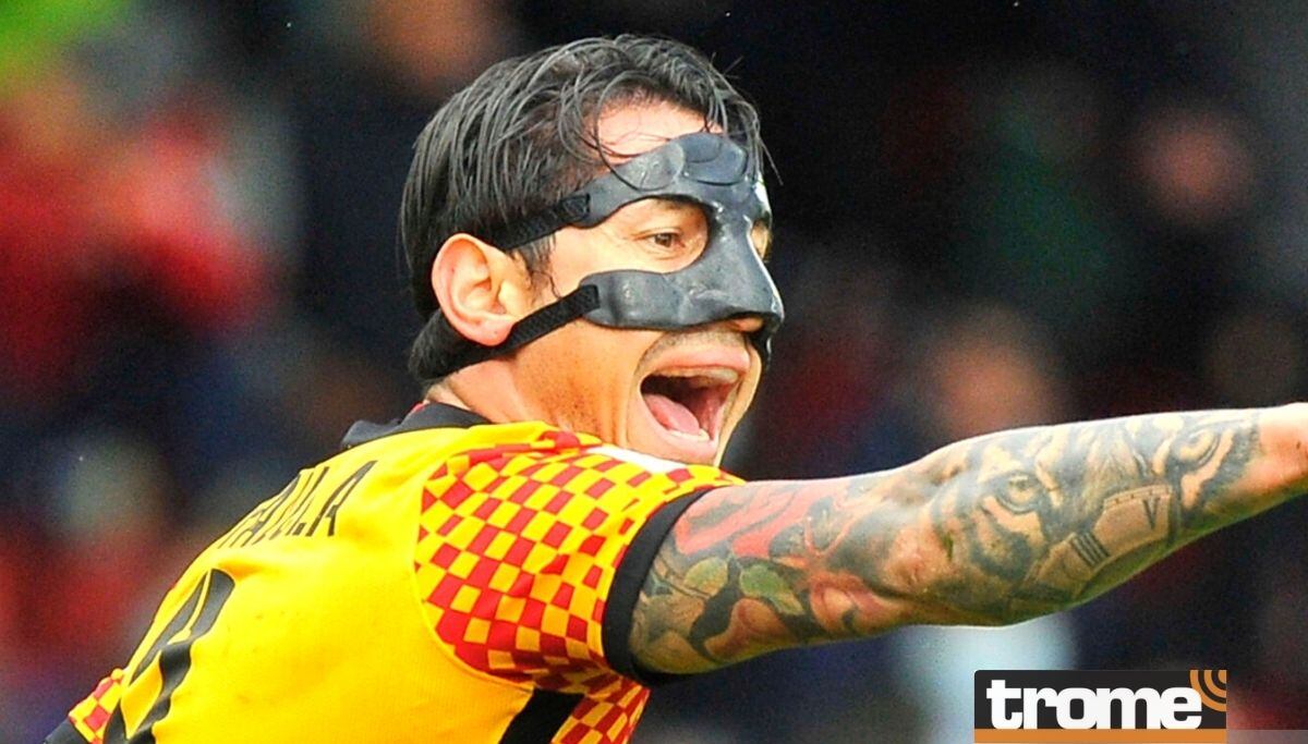 Gianluca Lapadula jugó su último partido con Benevento hace más de un mes (Foto: Getty Images)