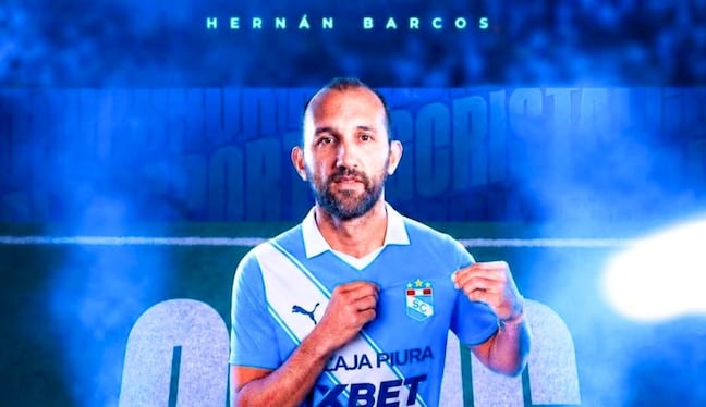 Hernán Barcos ya tendría acuerdo con Sporting Cristal para el Torneo Clausura (Foto: @Ritmodelfutbol)