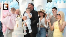 Brad Pizza y Dailyn Curbelo celebraron primer cumpleaños de sus mellizos