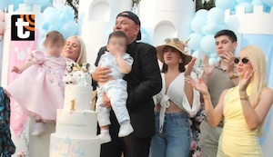Brad Pizza y Dailyn Curbelo celebraron primer cumpleaños de sus mellizos