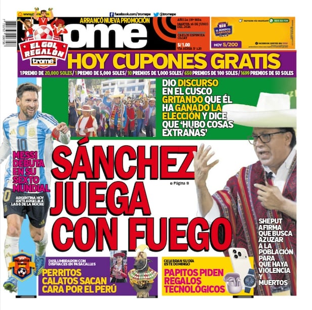 Portada Trome