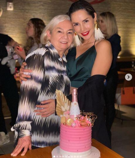 El día del cumpleaños de la mamá de la colombiana (Foto: Carmen Villalobos / Instagram)