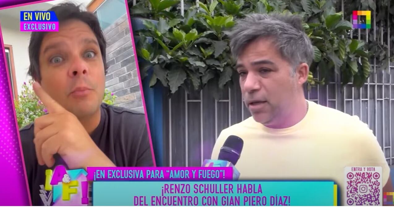 Renzo Schuller confirma que no le avisaron del ingreso de Gian Piero Díaz a EEG.