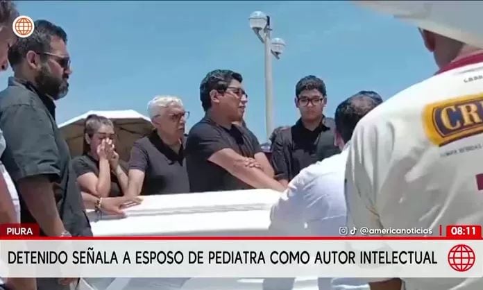 Médico había acudido al entierro de su esposa. Foto: América noticias