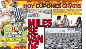 MILES SE VAN DE ‘SEMANA TRANCA’