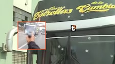 ¡14 disparos! Delincuentes grabaron ataque contra bus de la orquesta ‘Las Estrellas de la Cumbia’