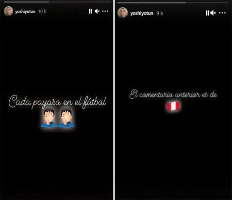 El polémico comentario de Yoshimar Yotún en Instagram. Foto: Instagram.