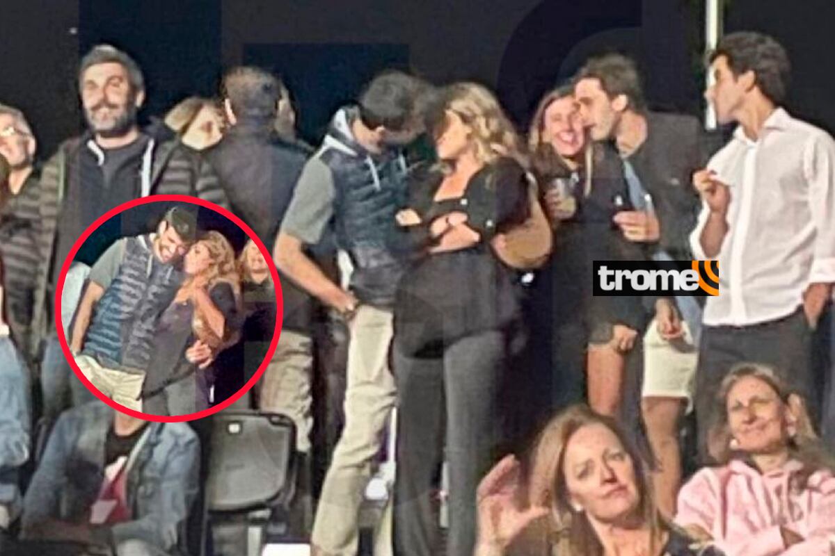 Gerard Piqué se da el primer beso con Clara Chía Martí a la vista del público y Shakira tomó con malestar este hecho, según Socialité de Telecinco. (Foto: Socialité)