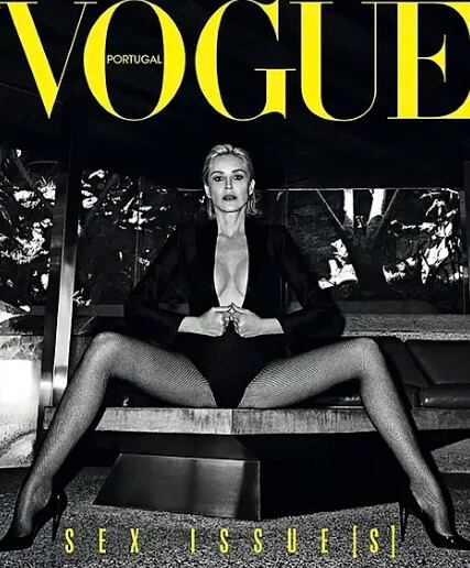 También hizo una sesión 'atrevida' para el prestigioso medio "Vogue Portugal" (Foto: Vogue Portugal)