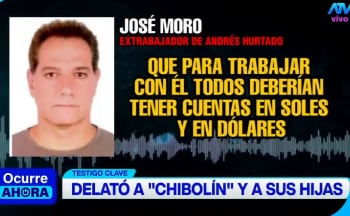 José Moro, extrabajador de Andrés Hurtado, contó la condicción que tenían que tener sus colaboradores para trabajar con Chibolín.