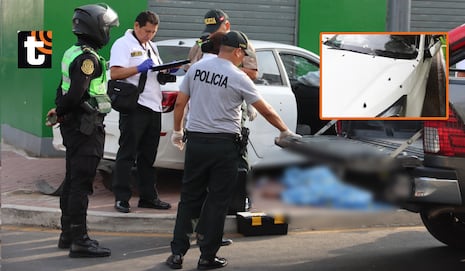 ¡Sangre y plomo en San Miguel! Persecución a balazos termina con auto empotrado y un hombre muerto en ple...