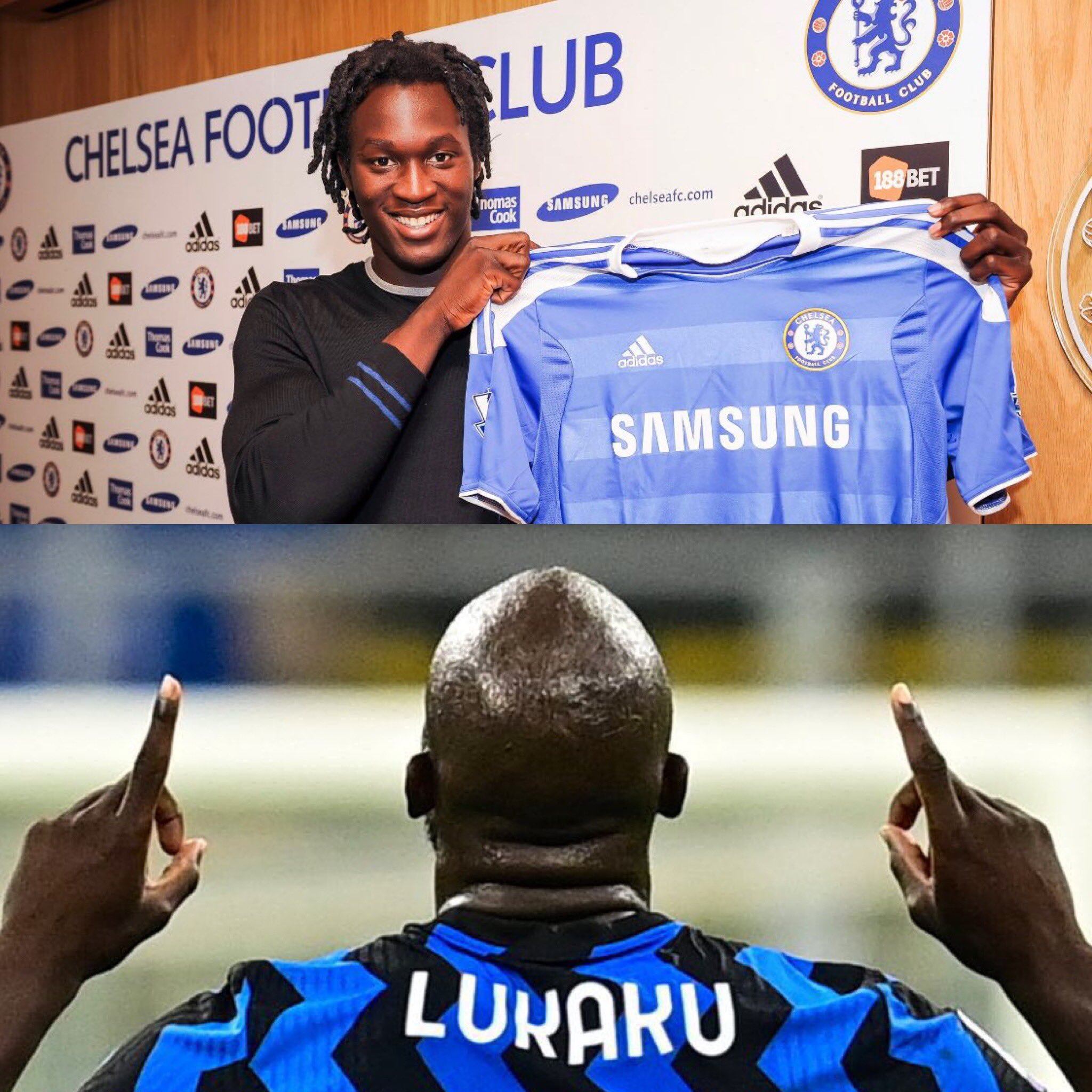 Lukaku llegó con 18 años al Chelsea, pero nunca encontró paciencia en el equipo inglés