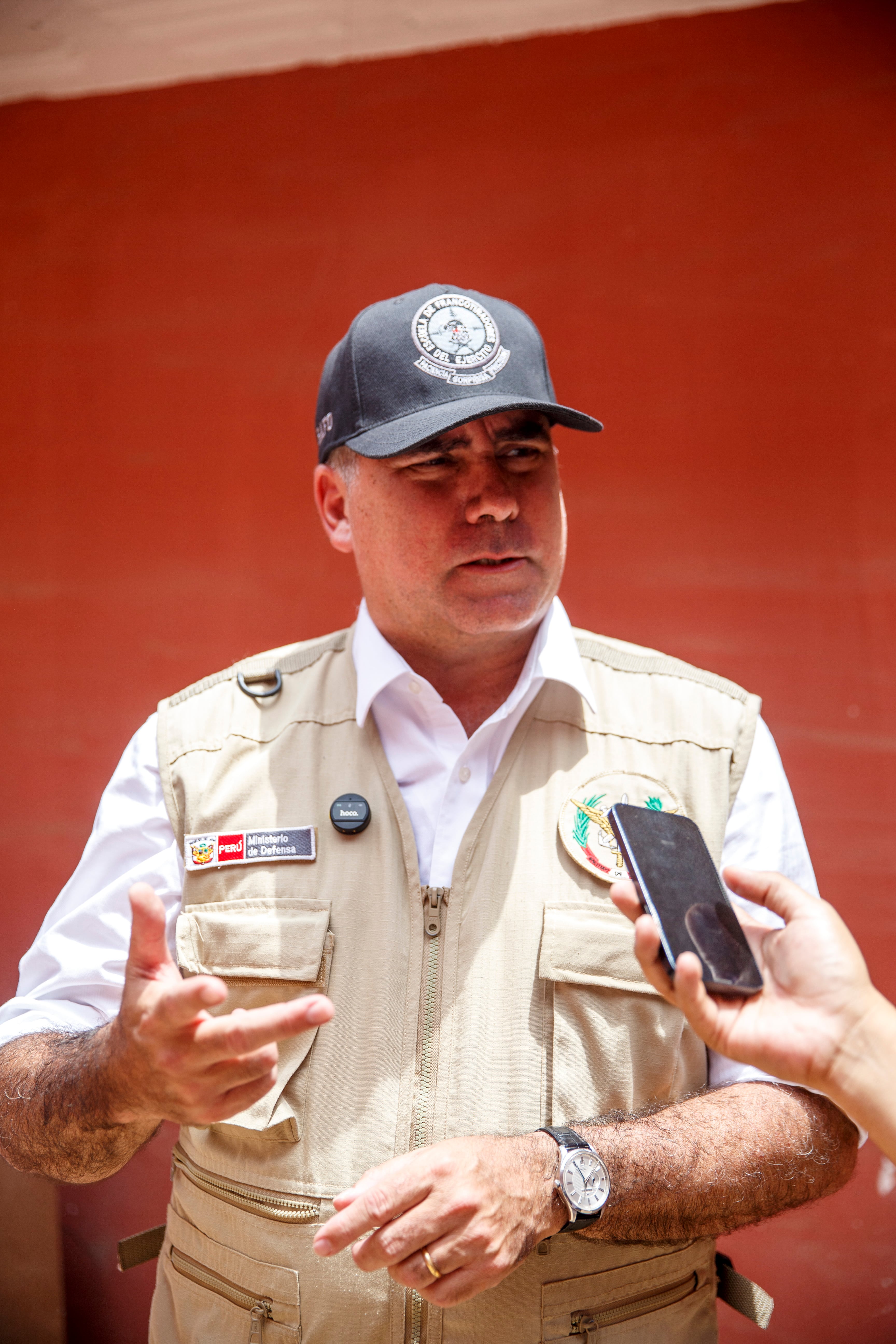 Entrevista exclusiva con el ministro de Defensa, Rafael Belaunde Llosa. (César Campos)