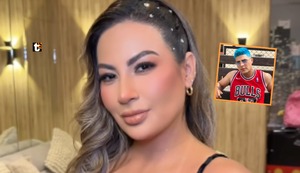 Salsero de Pamela López derrocha amor tras besos y saliditas: “Cosita linda, cosita bien hecha”