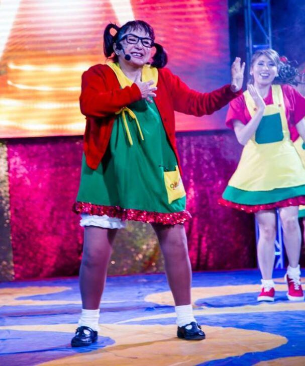 'La Chilindrina' brindando un show con su circo en Lima, Perú (Foto: La Chilindrina oficial / Facebook)