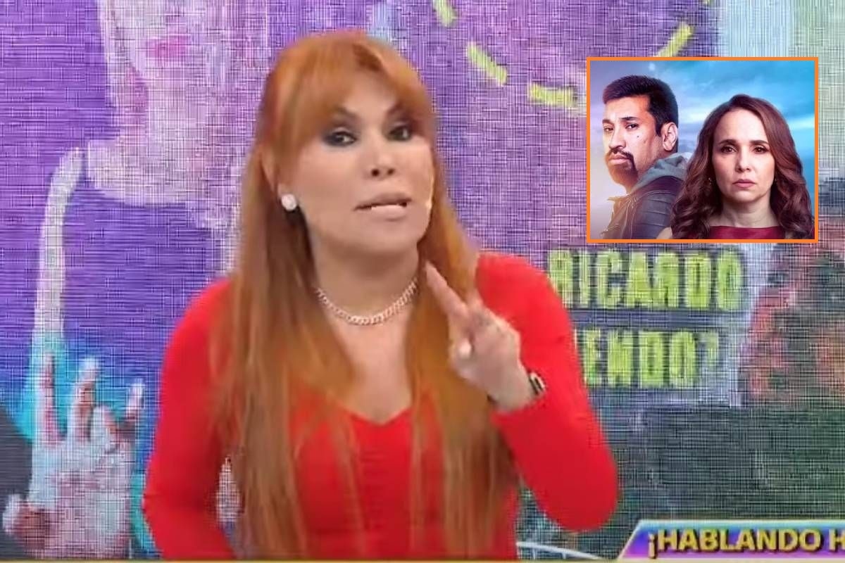 Magaly Medina se pronuncia sobre el próximo estreno de la nueva telenovela protagonizada por Aldo Miyashiro y Érika Villalobos. (Captura TV),