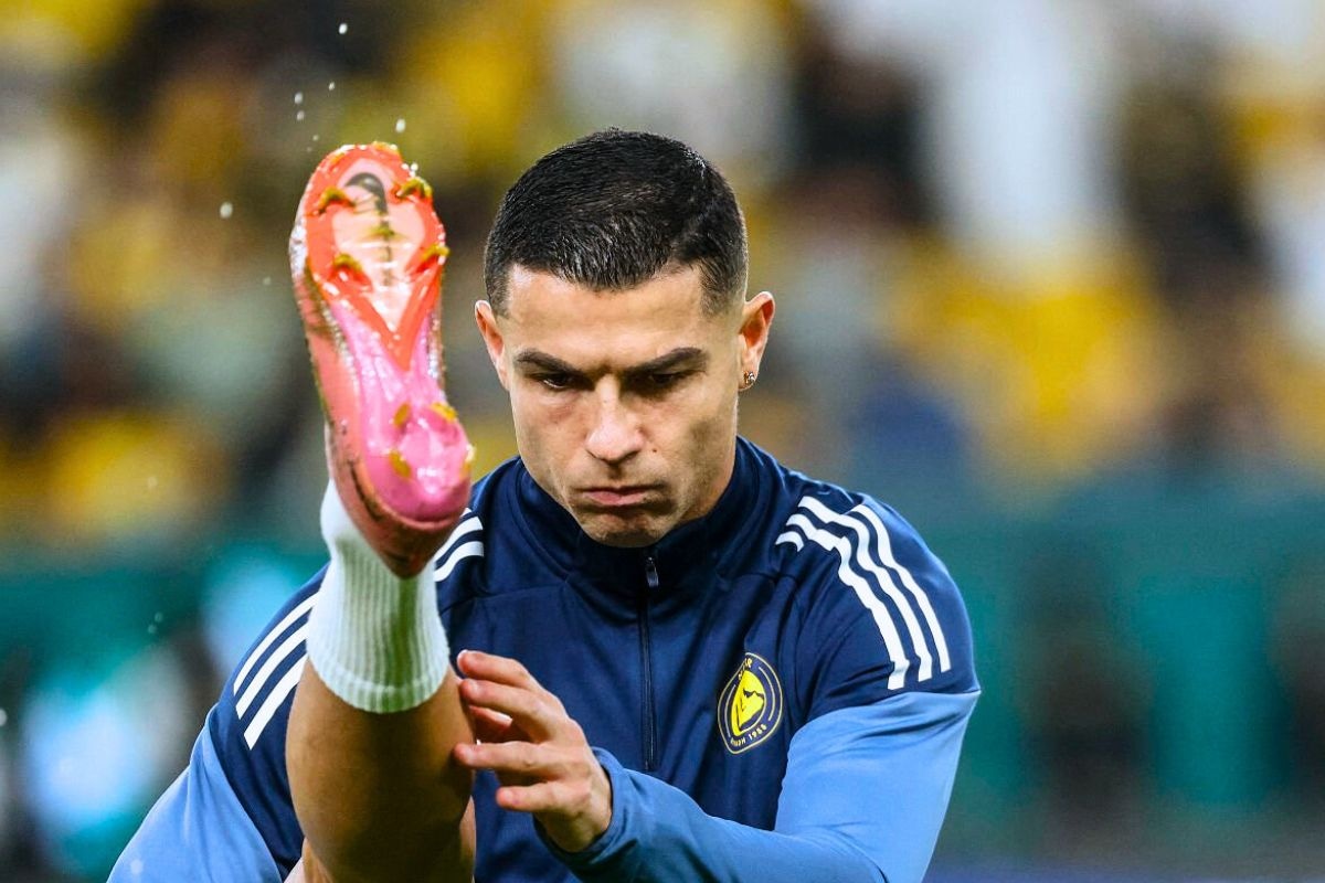 Cristiano Ronaldo se calentó por trato desigual con Al Nassr en Arabia Saudita (Foto: @Getty Images)