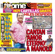 CANTAN ‘AMOR ETERNO’ A MANOLO