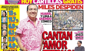 CANTAN ‘AMOR ETERNO’ A MANOLO