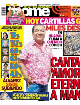 CANTAN ‘AMOR ETERNO’ A MANOLO