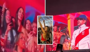 Natalie Vértiz se roba las miradas en el concierto de Bad Bunny en el Estadio Nacional