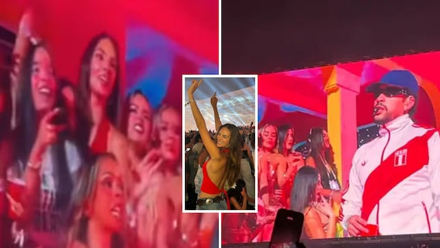 Natalie Vértiz se roba las miradas en el concierto de Bad Bunny en el Estadio Nacional