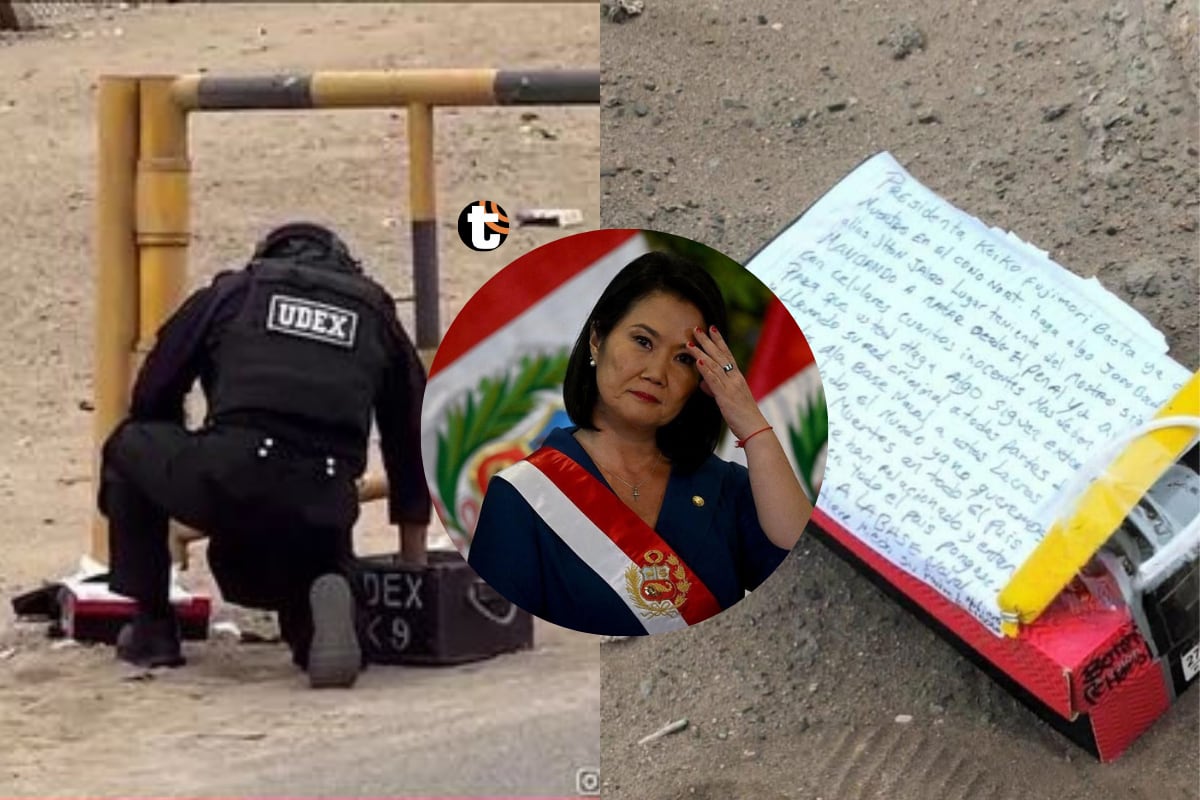 ¡Amenaza para Keiko Fujimori! Dejan presunto explosivo y carta contra presidenta y lugarteniente de ‘El Monstruo’ en penal Ancón II