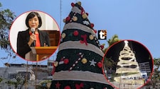 Ciudadanos ‘rajan’ en contra de la alcaldesa de Chiclayo tras inauguración del árbol navideño: “Me parece ridículo”