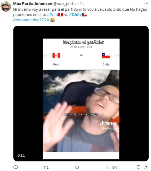 Memes del Perú vs. Chile en la Copa América 2024