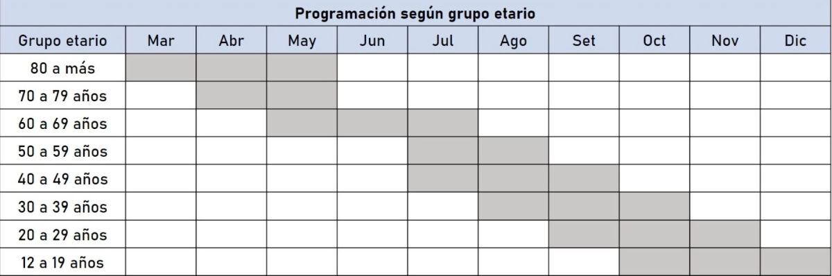 El cronograma será entregado a la siguiente administración a fin de que le sirva de guía para continuar con el proceso de inmunización (Foto: Andina)