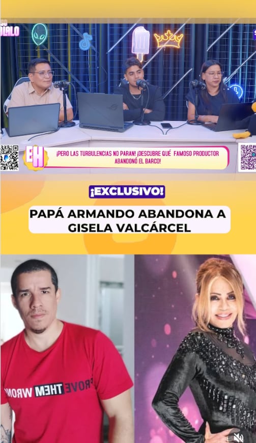 Armando Tafur dejó de trabajar con Gisela Valcárcel, según Show.pe.