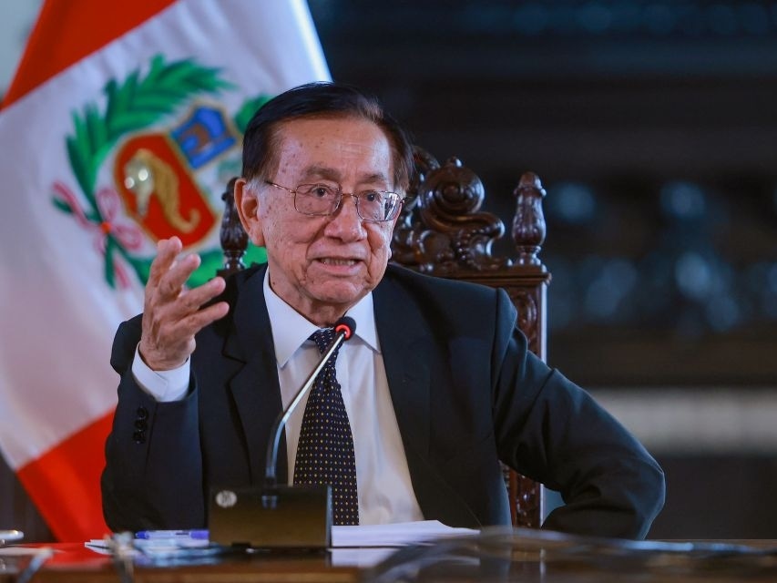 Presidente José María Balcázar. Foto: Presidencia.
