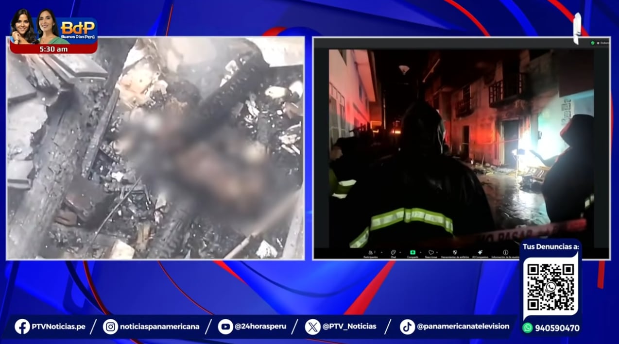 Seis estudiantes que celebraban un cumpleaños, mueren tras voraz incendio en bar-karaoke, en Huancané, Puno.
