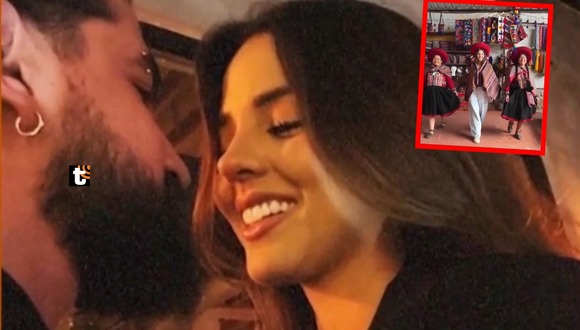 Luciana Fuster y Juan Morelli visitan Cusco