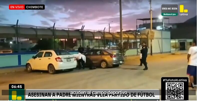 Sicarios acabaron de varios disparos con la vida de padre de familia en Chimbote, quien veía un partido de fútbol.