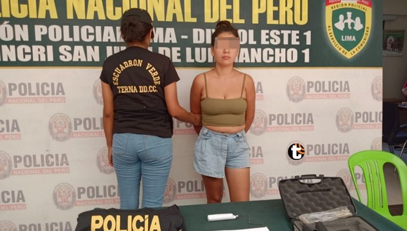 Detienen a mujer por tener explosivos y droga en su vivienda