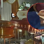 Hijo asistente en camilla al velorio de sus padres tras impacto de tráiler en Jicamarca