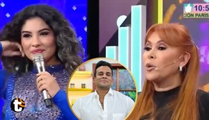 Magaly echa EN VIVO a cantante de Puro Sentimiento con Christian: “Tú le diste hospedaje cuando Pamela lo botó”