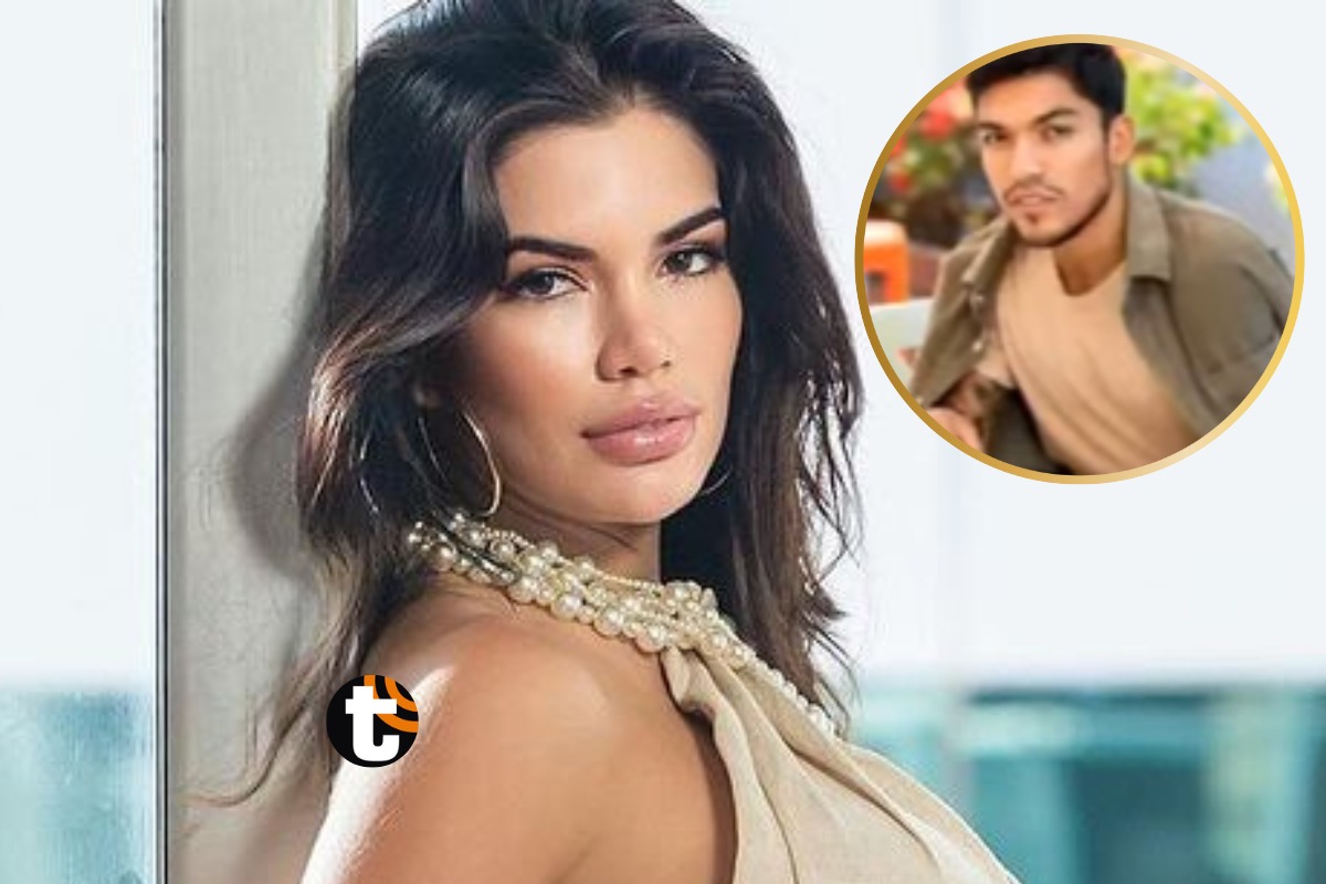 Samantha Batallanos y el productor de Cachudas pero conchudas