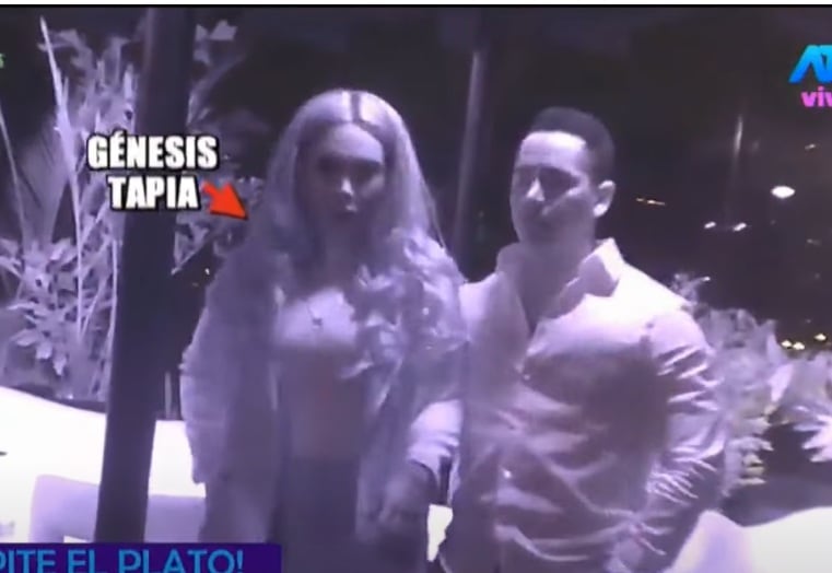 Génesis Tapia fue captada con empresario. ( Magaly Tv, La Firme)