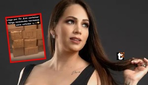 Melissa Klug celebra la llegada de su container y anuncia ¿negocio de importaciones?: “Tengo novedades para ustedes”