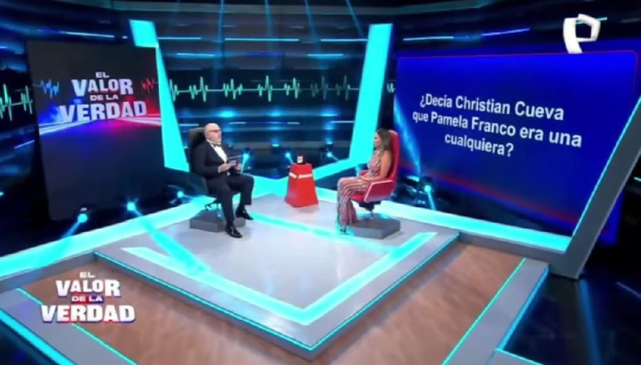 Pamela López en El Valor de la Verdad (Foto: Captura de video El Valor de la Verdad)