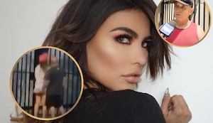 Angie Jibaja captada buscando al hombre al que acusó de abusarla, ¡mientras otro la manoseaba en plena calle!