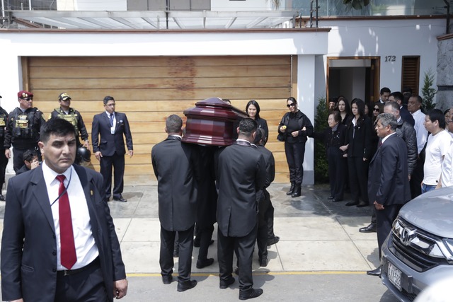 Alberto Fujimori: galería con la llegada de su féretro al Ministerio de Cultura. Foto: @photo.gec
