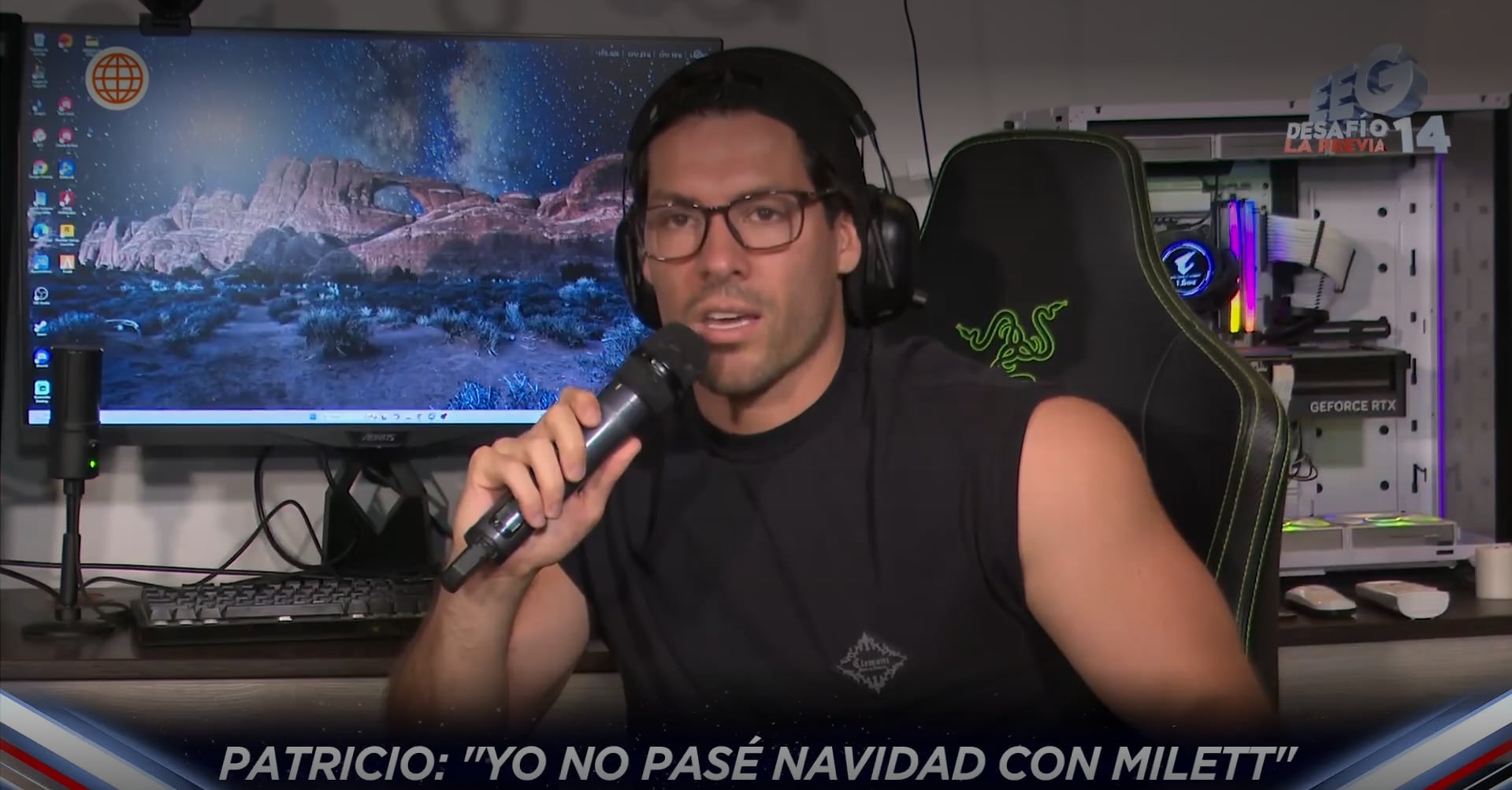 Modelo se pronuncia tras rumores de vínculo con Milett Figueroa.