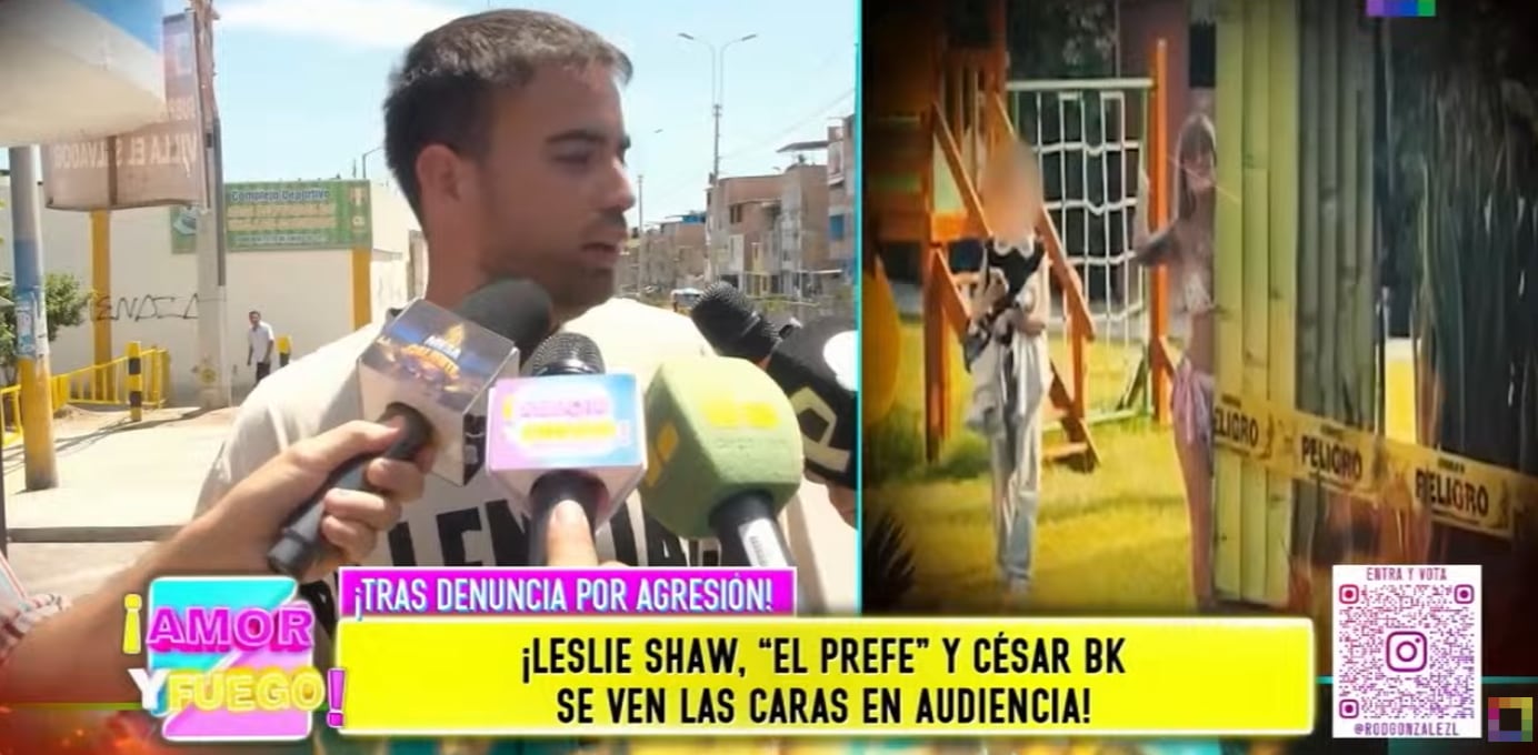 César BK asegura que tiene pruebas de que Leslie Shaw ha cambiado su versión más de una vez y afirmó que no quiere show.