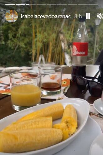 Isabel Acevedo viajó a la selva peruana junto a su nueva pareja. (Foto: Captura Instagram).