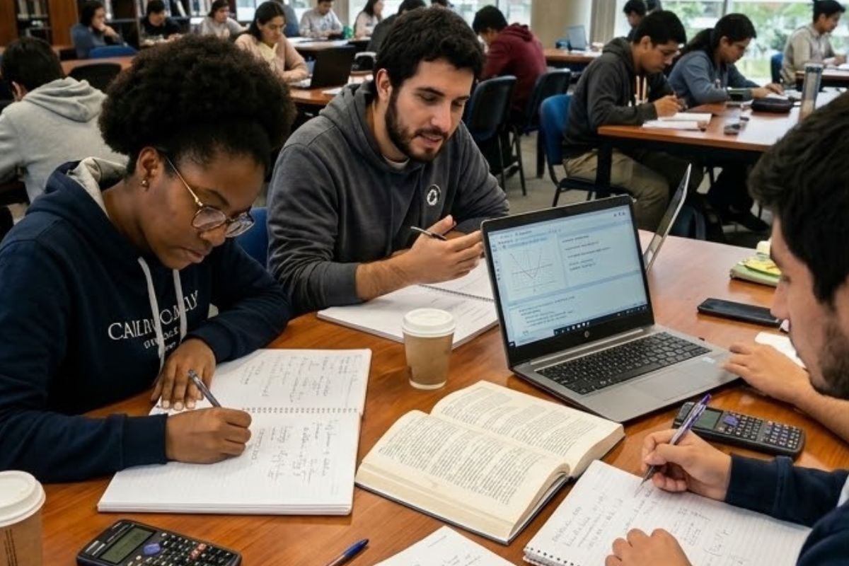 Universitarios amantes de las matemáticas pondrán a prueba sus conocimientos. Foto: IA.
