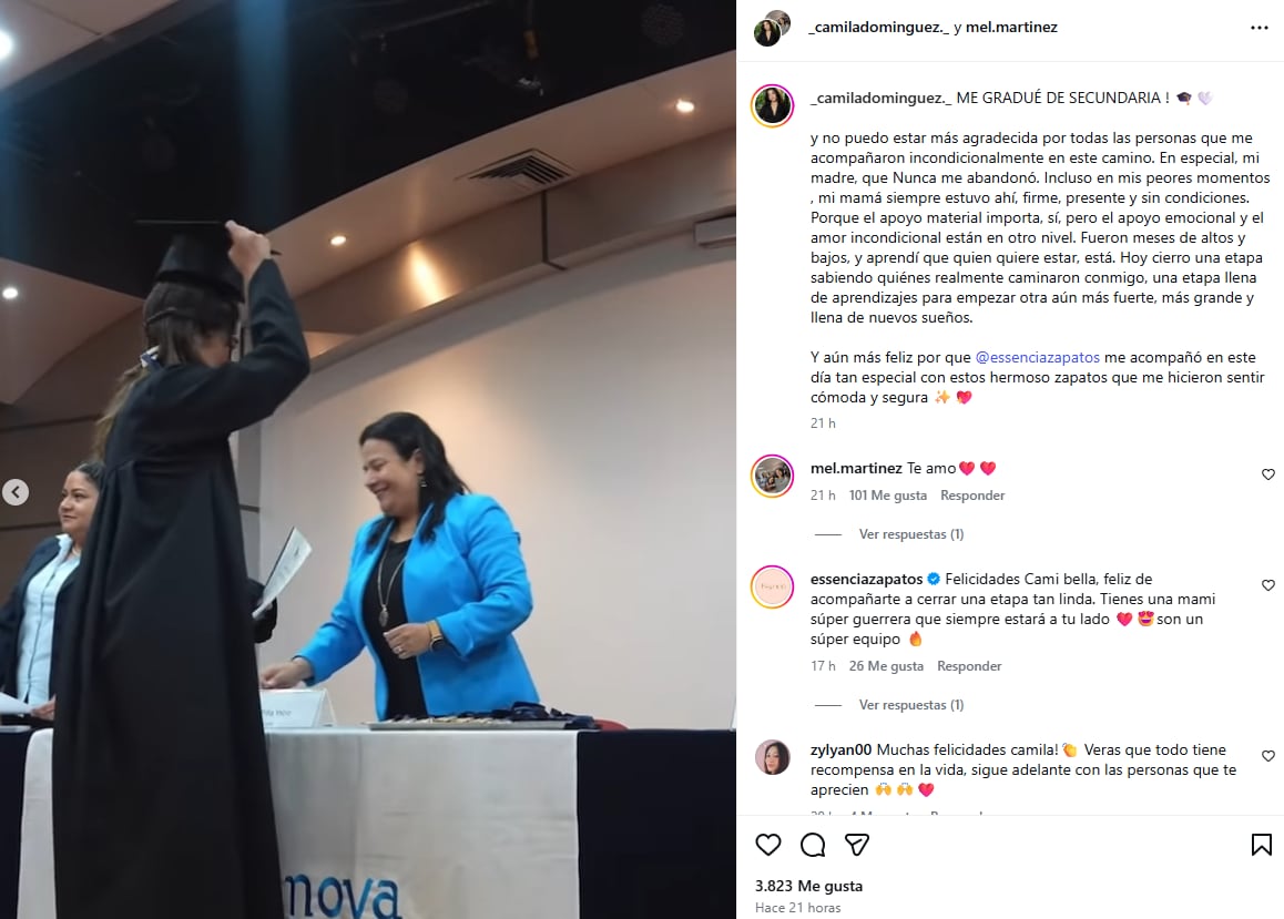 Hija del cumbiambero comparte emotiva publicación en redes.