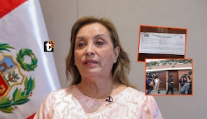 Dina Boluarte es citada a audiencia por impedimento de salida y dejan notificación en puerta de su casa
